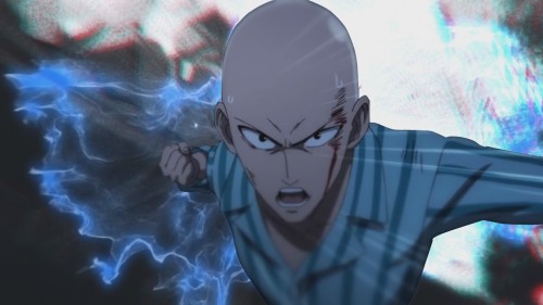 Bald Man Punches Things