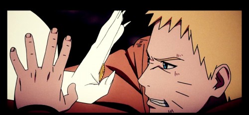 Boruto. Naruto and Sasuke VS Momoshiki