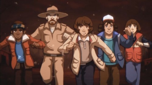 If Stranger Things was an 80s Anime