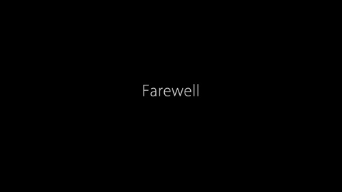 Farewell
