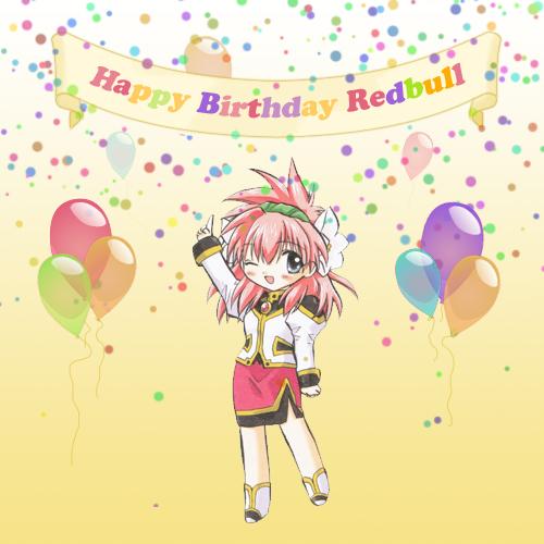Happy Birthday Redbull