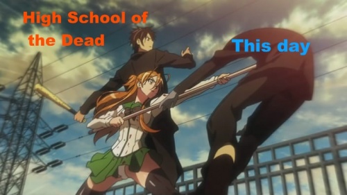 High School of the Dead - This day
